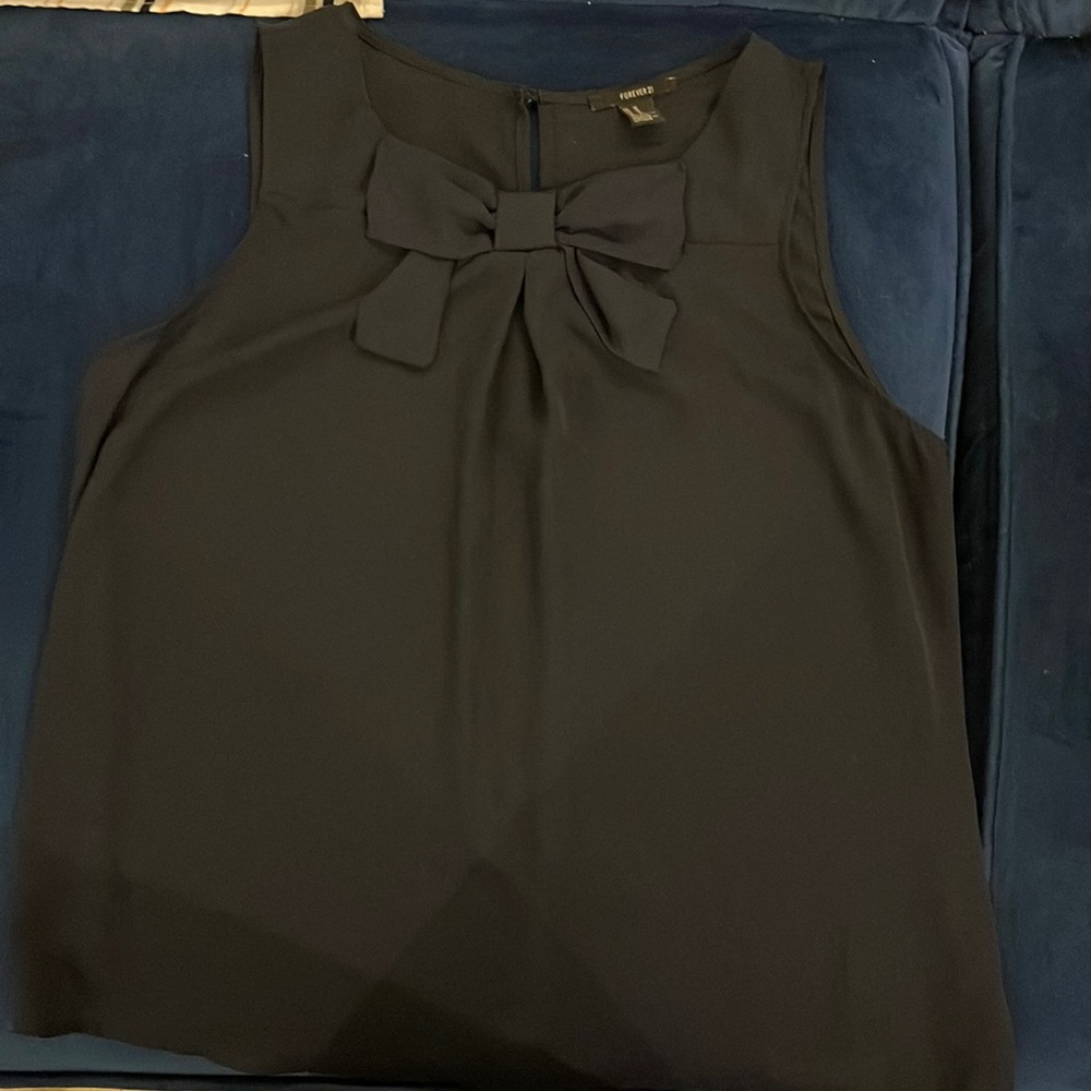 Bow front blouse